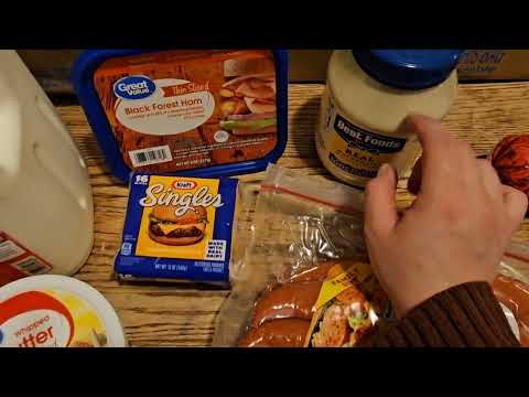🍞Walmart Haul Budget ASMR