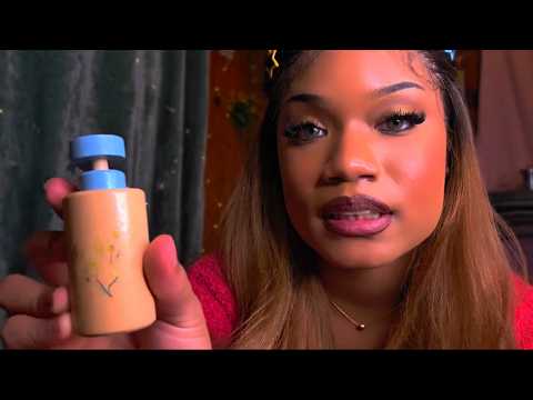 ASMR Famous Mua Does Your Wooden Makeup To Help You Relax ( tingly & calming )