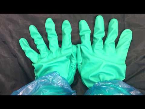 VYNIL GLOVES 🙌 MATCH THEM IN PAIRS  BY HANDS IN RUBBER GLOVES 🤲 [[ASMR]]