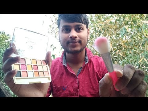 ASMR Doing Your Makeup in Nature Relaxing Outdoor Personal Attention
