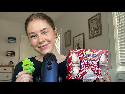ASMR | Eating Christmas Peeps 🎄