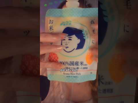 ✨Mascarilla de arroz en tu carita 🍚 #ASMR SPA