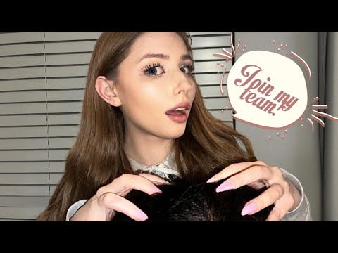 ASMR POV: Your Hairstylist Pitches You Her MLM 🧖‍♀️💬🎀 (+Scalp Massage)