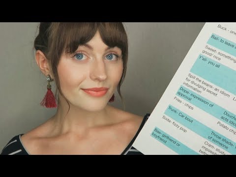 [ASMR] Teaching you American slang