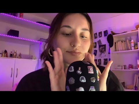 ASMR casero con triggers random˚.🎀༘⋆ (duerme bien)