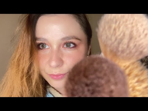 ASMR brushing you to sleep, slow and soft spoken