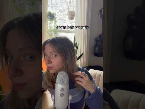hair sounds for sleep💤 #asmr #asmrsounds #asmrhairbrushing #asmrhair #asmrhairplay #tingles