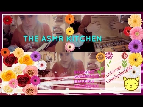 Brushing on art supply ✫THE ASMR RESTAURANT S01E02✫(ITA) CUSTOMER:VALESPIKINA92✫