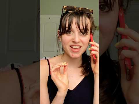 Should've gotten mushrooms too 🍕📞 #asmrroleplay #asmr #asmrscreentapping