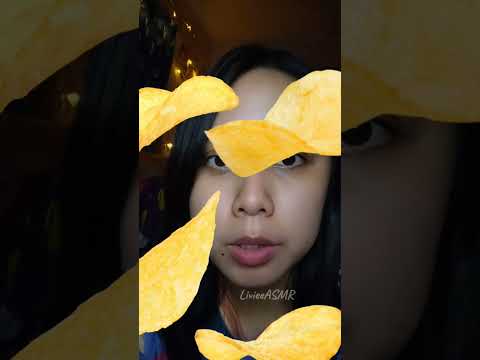 ASMR Plucking Chips from your Face and Eat them #asmr #eatingsounds