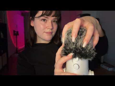 ASMR Soft Spoken Mic Scratching and Rubbing