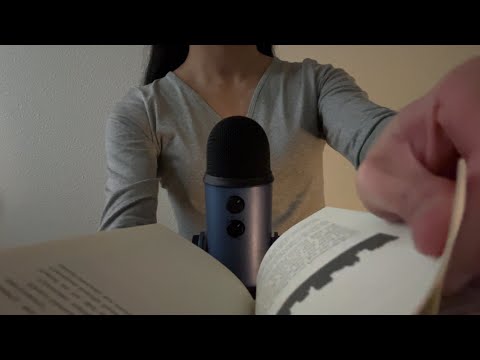 ASMR - Giving a Book a Massage (Tapping, Gripping, Flipping, Scratching)