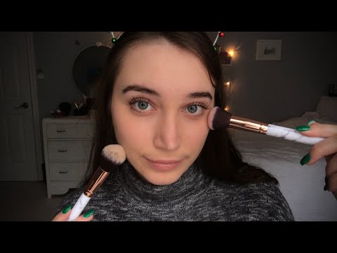 💄Let’s Do My Makeup☺️• ASMR • Up close and personal • Makeup sounds • Tapping