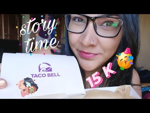 ASMR comiendo tacos 🌮🌮 Story Time Amoroso | Celebrando los 15 mil subs🤗