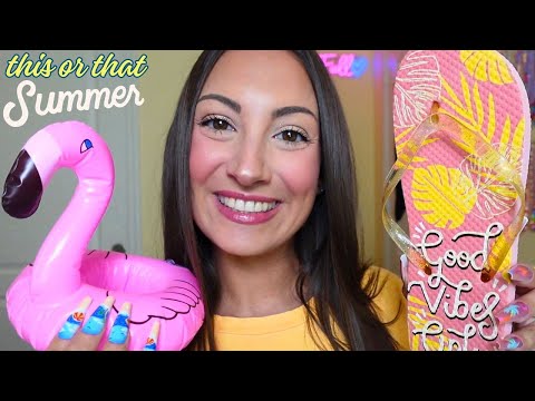 ASMR This or That: Summer Edition 🏖️🩴🌊