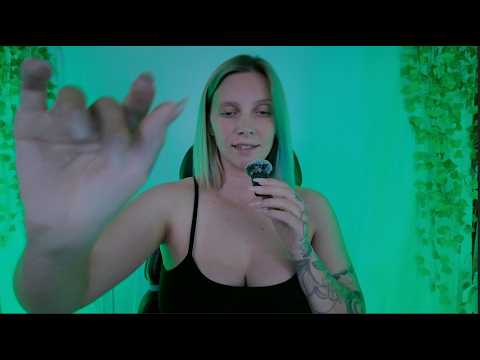 asmr face touching positive affirmations ❤️ you are strong in body and mind