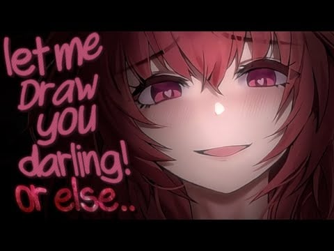 OBSESSED Artist Ties You Up! | Femboy ASMR (Clingy) (Possessive) (F4A, F4M) (Girlfriend) (Yandere)