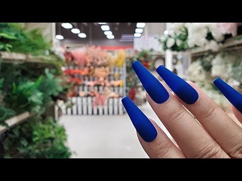 Public ASMR in Crafts Store - Fast Tapping & Scratching, Tracing, Camera Tapping (Lofi)