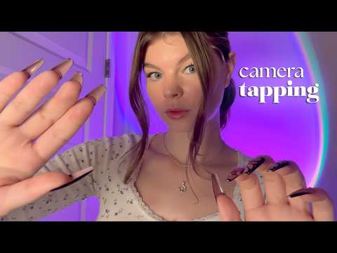 ASMR up-close camera tapping & scratching 😴