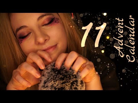 ✨ ASMR ADVENT CALENDAR ✨ Day 11 - positive affirmations ❤️ close up, fluffy mic