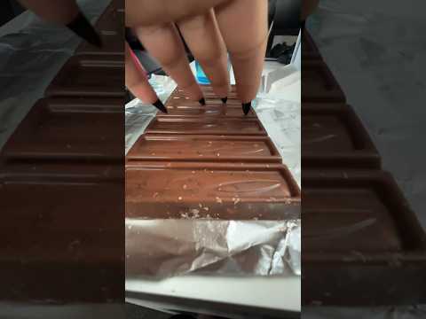 Chocolate bar tapping 🍫 #shorts #asmr