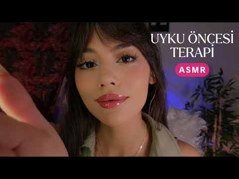 ASMR -  Uyku Öncesi Rahatlamana Yardımcı Oluyorum 😴 Saç Masajı, Olumlama, Yüze Dokunma ASMR