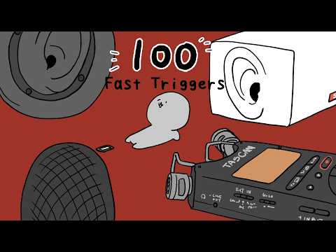 ASMR♪Can't Stop! 100 Super-fast Triggers (5 mics round and round❣️)