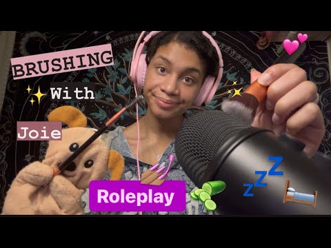 ASMR - Brushing With Joie Roleplay