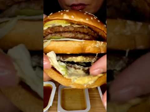 BIG MAC MCDONALD’S MEAL #asmr #foodasmr #burger