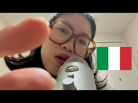 ASMR ITALIAN TRIGGER WORDS 🇮🇹