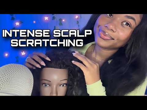 ASMR INTENSE Mannequin  Scalp Scratching… ADHD RELIEF  💨