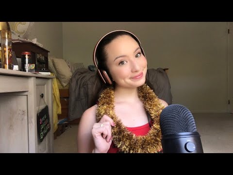 (ASMR) Making an Eyelash Yarn Lei