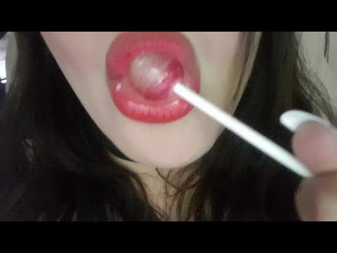 ASMR Lollipop in my car  먹방