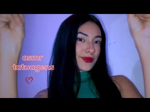 Asmr mostrando minhas tatuagens🩷