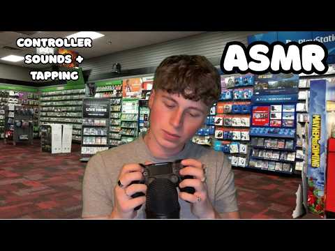 ASMR - Game Store Roleplay (Controller Sounds + Tapping)
