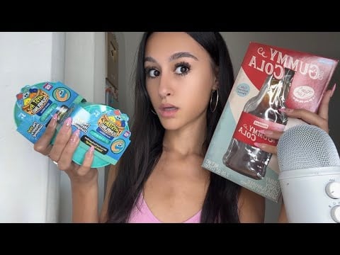 ASMR| Girl sells DUMPLINGS and CANDY at her SLEEPOVER 😳