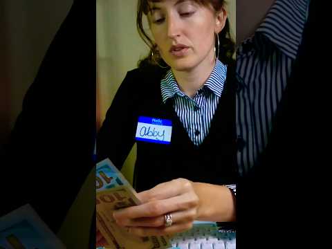 counting your money until you sleep💤😴 #asmrroleplaying #asmrshortvideos #asmrshorts