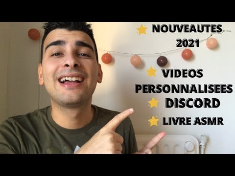 ASMR Nouveautés 2021 (Videos personnalisées , discord , etc) ✨