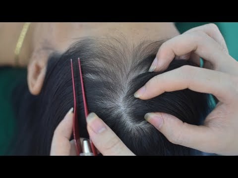 ASMR Hair Combing On Real Person, Hair Play, Hair Brushing Sounds For Relieve Anxiety