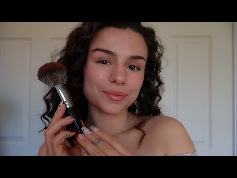 ASMR your big sister does your makeup 🌸 layered sounds, personal attention, affirmations 🌸
