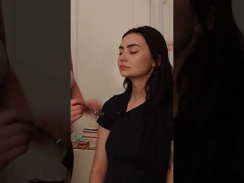 Testing her face part 2 #asmrroleplay #asmrdoctor #shorts