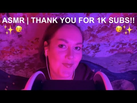 ASMR | Thank You For 1k Subs! 💖 - Ear Triggers: Brushing, Scraping, Soft Spoken, Different Gloves