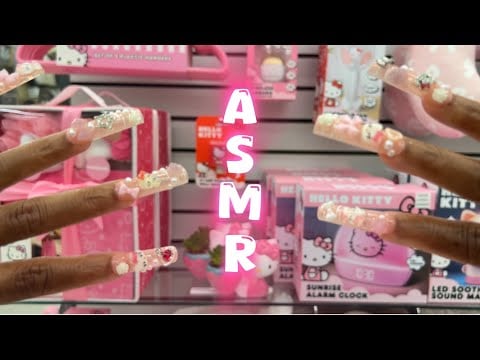 ASMR in Hobby Lobby & Dollar Tree 🌸 Slow Camera Tapping, Bead & Jewelry Sounds (Public ASMR)