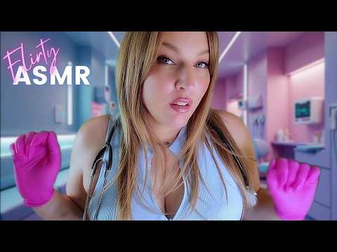 ASMR Flirty Cranial Nerve Exam & Full Body Check-Up Roleplay | Dr. Kaley Covers for Dr. Calmly
