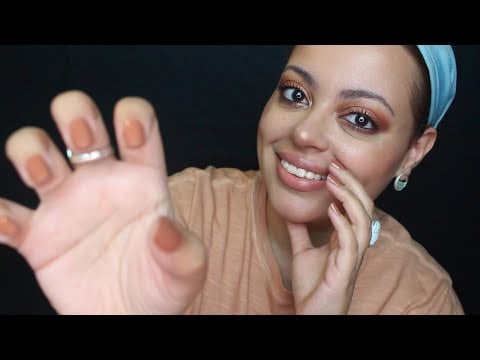 ASMR| Binaural Name Trigger with Face Brushing, Hand Movements (Patreon Appreciation)