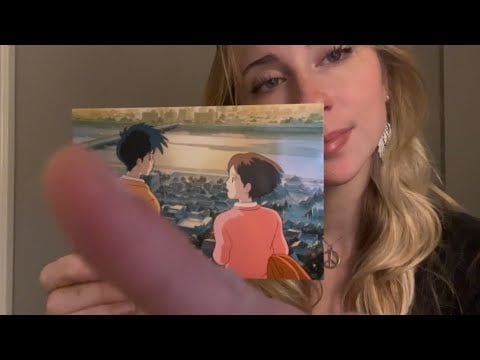 asmr studio ghibli tapping and scraping (mouth sounds & whispers)