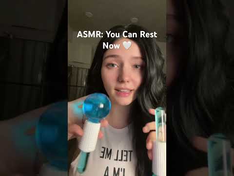 comfort asmr for overstimulated nights 🤍 #girlfriendasmr #comfortasmr #sleepasmr #asmrcommunity