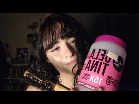 ASMR fazendo penteado em você 