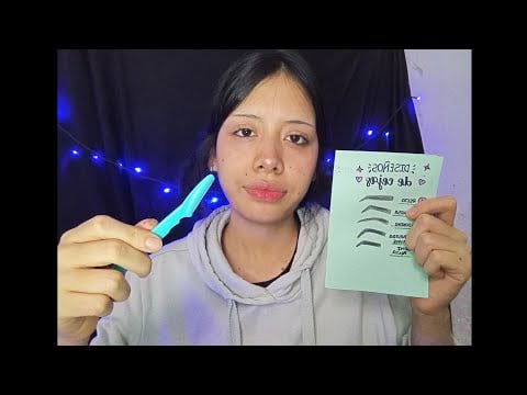 ASMR casero roleplay diseño de cejas 💗✨
