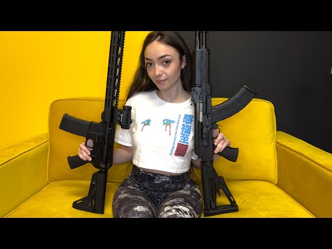 ASMR Intense Sig Sauer AR-15 VS.  Zastava Arms AK-47 (M70) Rifle Tapping Gun Sounds for Relaxation